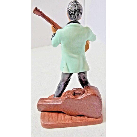 Elvis Presley Porcelain Hand Painted Figurine Avon VTG 1987 Memphis King Of Rock - Picture 7 of 11
